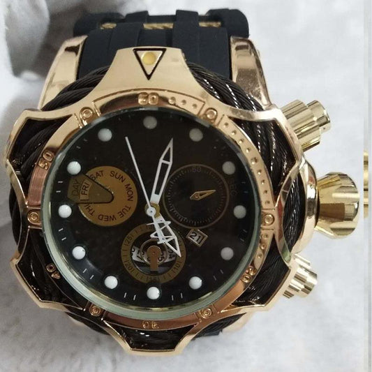 2025 New Silicone Strap Men's Quartz Watch